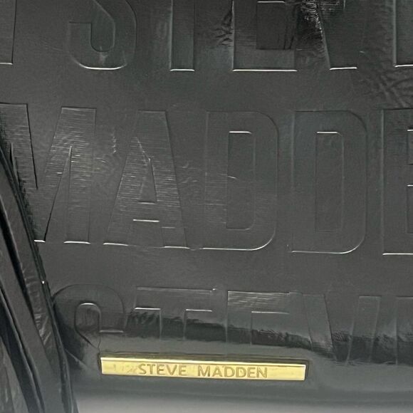 Steve Madden Speedy Satchel Top‎ Handle Handbag Patent-like Casual Solid Tassel - Picture 8 of 14